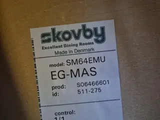 6x Spisebordsstole fra skovby møbel