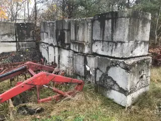 Betonklodser 1x1x1 meter