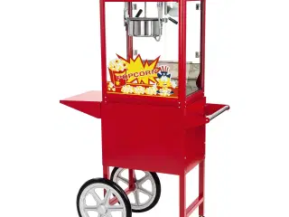  Popcornmaskine med vogn 88 L – 1600 W – rød