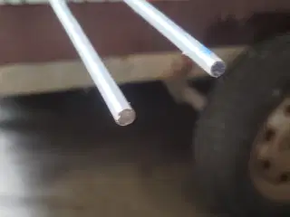 Rustfri stålstang, rund, 6mm, 8mm og 10 mm