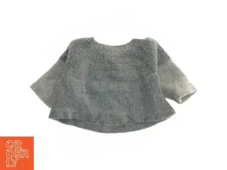 Strikket babytrøje i ren uld (str. Bryst. 25 cm. længde. 20 cm)
