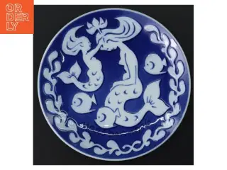 Porcelænstallerken fra Royal Copenhagen (str. Ø. 15 cm)