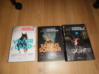 Vinterland. Sartans sommer. Løgner. Kim Faber & J.