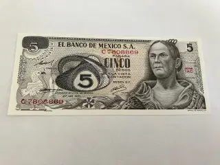 5 Pesos Mexico 1971