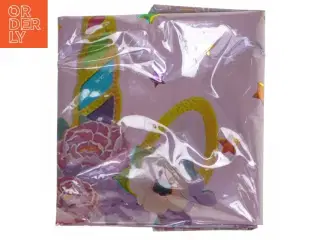 Rosa alu ballon med blomstermønster