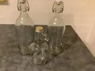 Ikea glasflasker med patentprop