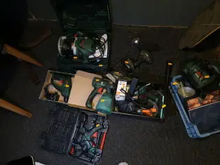 Div. Håndværktøj BOSCH Uneo, POF 1400 ACE, PFS 1000 m.fl.