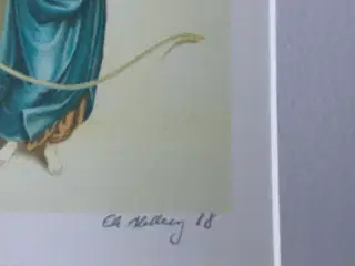 Ole Ahlberg litografi 1988 bornholm