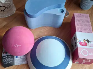 Bobles, 1 bold 23cm, dounat lille, and I 2 dele og