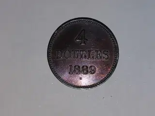 4 Doubles Guernsey 1889