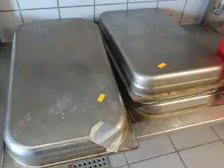 Diverse stålfade