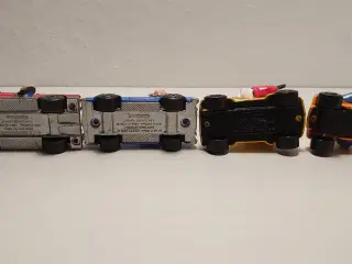 4stk Matchbox Disney biler fra 1979. Nr 1,2,3 og 4