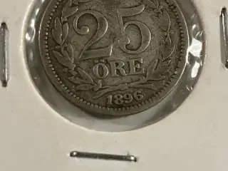 25 øre 1896 Sverige