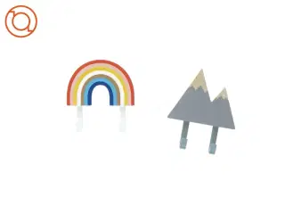 Knager, regnbue og bjerge (str. 13 x 11 cm)