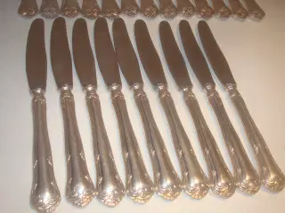 HERREGÅRD sølvknive, middagsknive, frokostknive