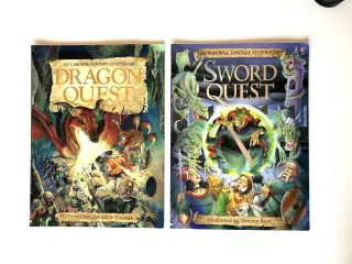 Dragon Quest + Sword Quest. By Andy Dixon (2 books