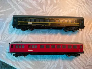 Fleischmann 1 Wagon Lits Sovevogn og 1 Spisevogn