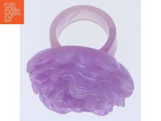 Blomsterring i lilla (str. 56 mm)