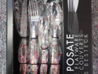 Bestiksæt 4 dele BUGATTI FALABELLA JUNGLE ROSA PERL PINK