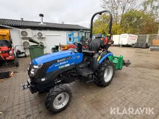 Minitraktor Solis H26 hst med stennedlægningsfræser