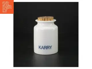 Eva Solo Keramisk krydderikrukke med korklåg  Design Ole Palsby (str. 13 cm)