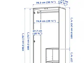 Garderobe skab