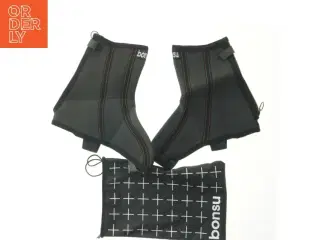 Sort støvlebeskyttelse til cykelbrug(str. 30x34 cm) fra Bonsu