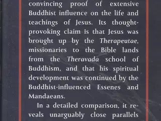 The Original Jesus: The Buddhist Sources of Christ