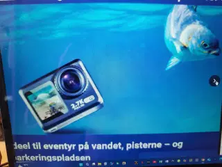 ACTIONSCAMERA/DASHBOARD TIL BILEN OG CYKLEN