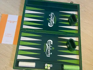 Backgammon i kuffert. “Carlsberg”
