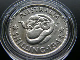 Australien  1 Shilling sølv 1944 S  KM#39.
