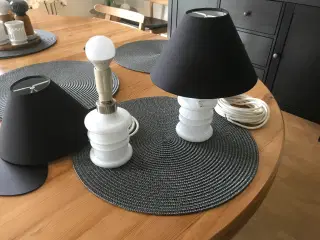 Holmegaard Mini Apotekerlamper. Med Skærm.