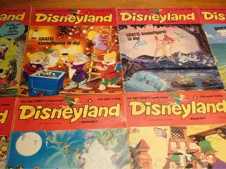 12stk Walt Disney"Disneyland- magasinet"1.årg.1973