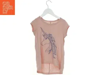 T-Shirt med enhjørning (str. 122 cm)