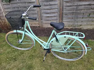 Excelsior damecykel i mintgrøn farve sælges