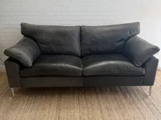 Sofa i læder af høj kvalitet (anilin læder)