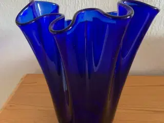 Vase Anker Iversen AI blå / turlipan vase - som ny