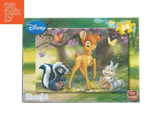 Disney Bambi puslespil, 24 brikker fra Disney (str. 24 brikker)