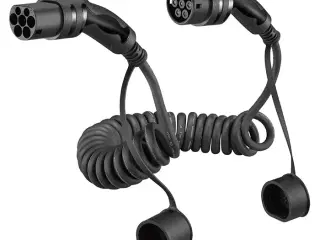 Spiralladekabel Type-2 32A 3-faset 5 Meter