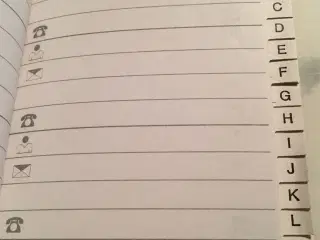 Ubrugt telefon bog