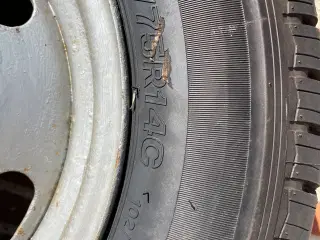 Firestone 185/75R14C nyt dæk med fælg