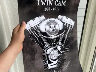 Plakat, H-D Twin Cam A3