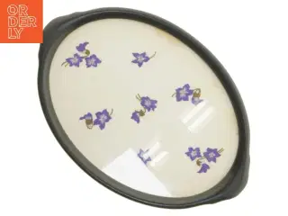 Vintage bakke med blomstermotiv (str. 42 x 27 cm)