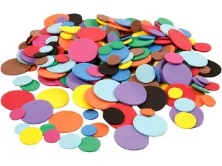 Assorterede Mosgummicirkler - 12, 20, 32 mm, 1 pk.