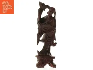 Træskulptur af figur (str. 16 cm)