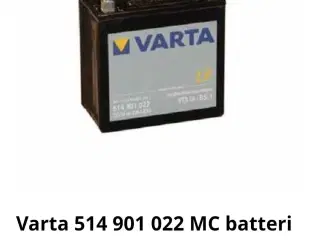 Ubrugt Varta Powersport startbatteri til MC
