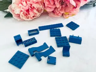 Blandet blå Lego