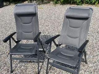 Campingstole (WeCamp) sælges samlet. Prisen er for