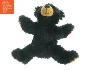 Sort tøjdyr bjørn fra Stuffedanimalhouse (str. 20 x 17 cm)
