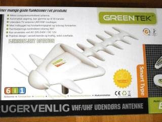 NY Udendørs Antenne med Rotationsfunktion